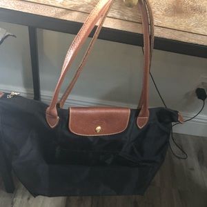 Authentic Longchamp Le Pliage Large Black